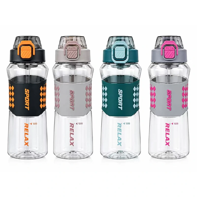 A selection of BIGERONE water bottle colors
